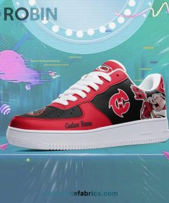 Carolina Hurricanes Mascot Logo NHL Custom Name Air Force 1 AF1 Shoes
