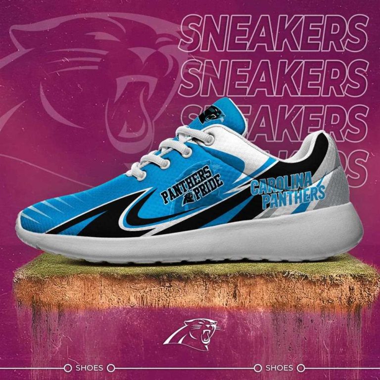 Carolina Panthers Running Shoes For American Football Enthusiasts