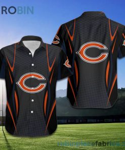 Chicago Bears NFL American Football Short Sleeve Button Down Hawaiian Shirt