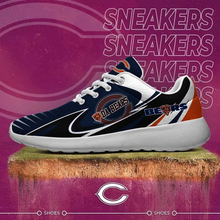 Chicago Bears Running Shoes For American Football Enthusiasts