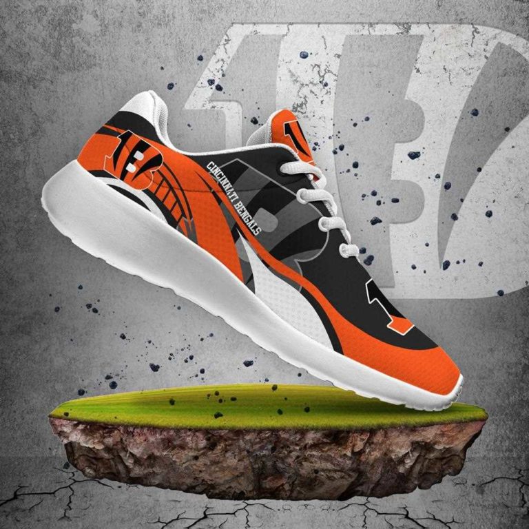 Cincinnati Bengals Breathable Sports Shoes, Men and Women Casual Sneaker