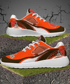 Cleveland Browns Breathable Sports Shoes, Men and Women Casual Sneaker Cleveland Browns Breathable Sports Shoes, Men and Women Casual Sneaker
