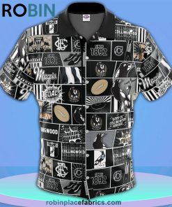 Collingwood Fanatic Button-Up Shirt