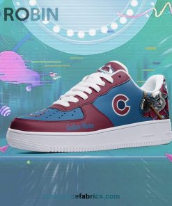 Colorado Avalanche Mascot Logo NHL Custom Name Air Force 1 AF1 Shoes