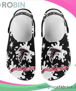 Crocs Crocband Clog Atlanta Falcons Black & White