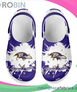 Crocs Crocband Clog Baltimore Ravens Purple & White