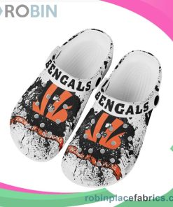 Crocs Crocband Clog Cincinnati Bengals Black & White Crocs Crocband Clog Cincinnati Bengals Black & White
