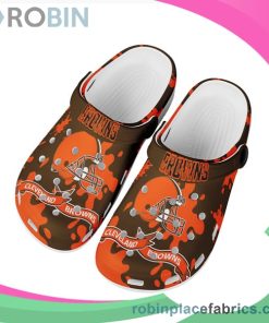 Crocs Crocband Clog Cleveland Browns Orange & Brown