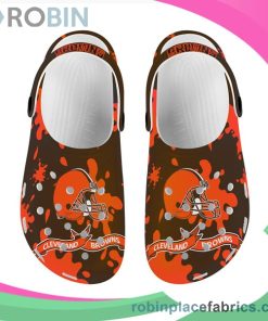 Crocs Crocband Clog Cleveland Browns Orange & Brown