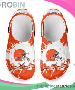 Crocs Crocband Clog Cleveland Browns White & Orange