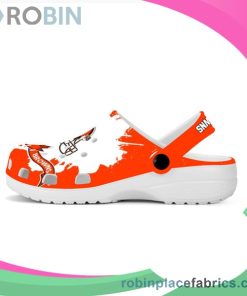 Crocs Crocband Clog Cleveland Browns White & Orange Crocs Crocband Clog Cleveland Browns White & Orange