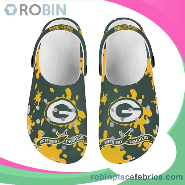 Crocs Crocband Clog Green Bay Packers Green & Yellow - RobinPlaceFabrics