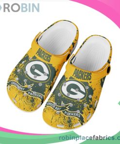 Crocs Crocband Clog Green Bay Packers Green & Yellow Grunge