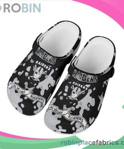 Crocs Crocband Clog Las Vegas Raiders Black