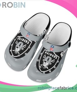 Crocs Crocband Clog Las Vegas Raiders Grey & Black