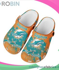 Crocs Crocband Clog Miami Dolphins Orange Grunge