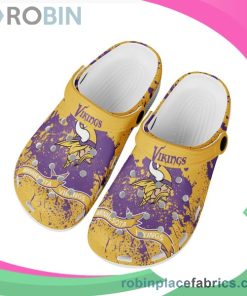 Crocs Crocband Clog Minnesota Vikings Purple Grunge