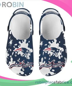 Crocs Crocband Clog New England Patriots Blue Grunge