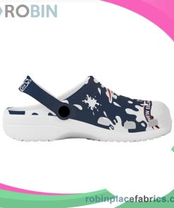 Crocs Crocband Clog New England Patriots Blue Grunge