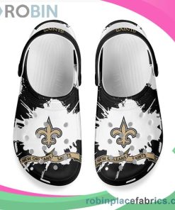 Crocs Crocband Clog New Orleans Saints Black & White