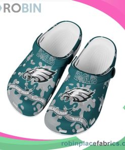 Crocs Crocband Clog Philadelphia Eagles Grey & Green Blue Crocs Crocband Clog Philadelphia Eagles Grey & Green Blue