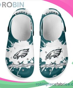 Crocs Crocband Clog Philadelphia Eagles White & Green Blue