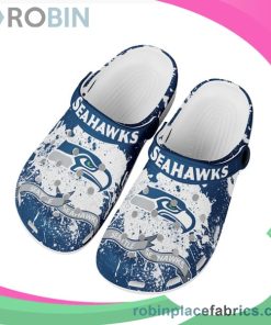 Crocs Crocband Clog Seattle Seahawks Blue Grunge