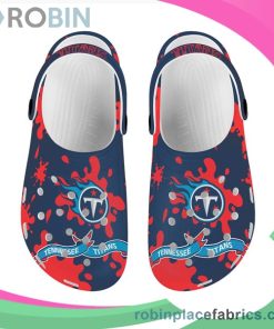 Crocs Crocband Clog Tennessee Titans Blue & Red Crocs Crocband Clog Tennessee Titans Blue & Red
