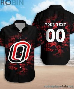 Custom Name & Number Omaha Mavericks Camouflage Vintage Casual Button Down Shirts