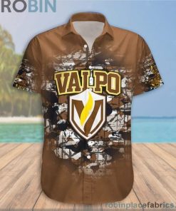 Custom Name & Number Valparaiso Beacons Camouflage Vintage Casual Button Down Shirts
