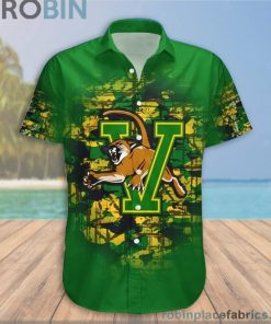 Custom Name & Number Vermont Catamounts Camouflage Vintage Casual Button Down Shirts