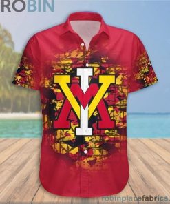 Custom Name & Number VMI Keydets Camouflage Vintage Casual Button Down Shirts