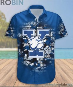 Custom Name & Number Yale Bulldogs Camouflage Vintage Casual Button Down Shirts