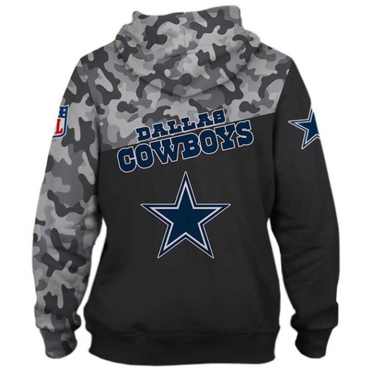 Dallas Cowboys Military All Over Print Hoodies and Zip-up