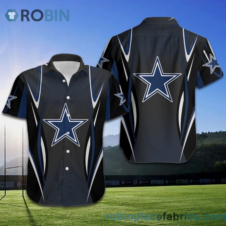 Dallas Cowboys NFL American Football Short Sleeve Button Down Hawaiian Shirt