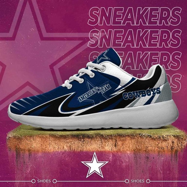 Dallas Cowboys Running Shoes For American Football Enthusiasts