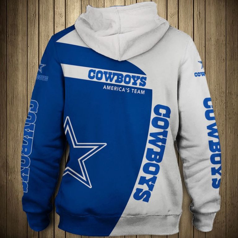 Dallas Cowboys Zip Hoodie All Over Print Hooded Cowboys America’s Team