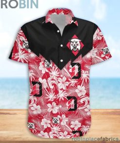 Davidson Wildcats NCAA Tropical Seamless Casual Button Down Shirts Davidson Wildcats NCAA Tropical Seamless Casual Button Down Shirts