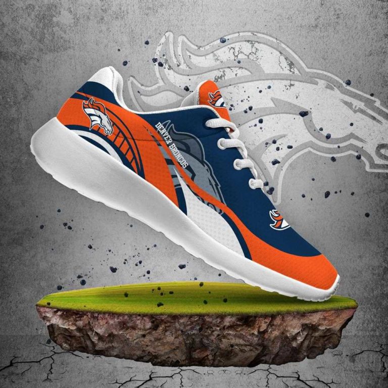 Denver Broncos Breathable Sports Shoes, Men and Women Casual Sneaker