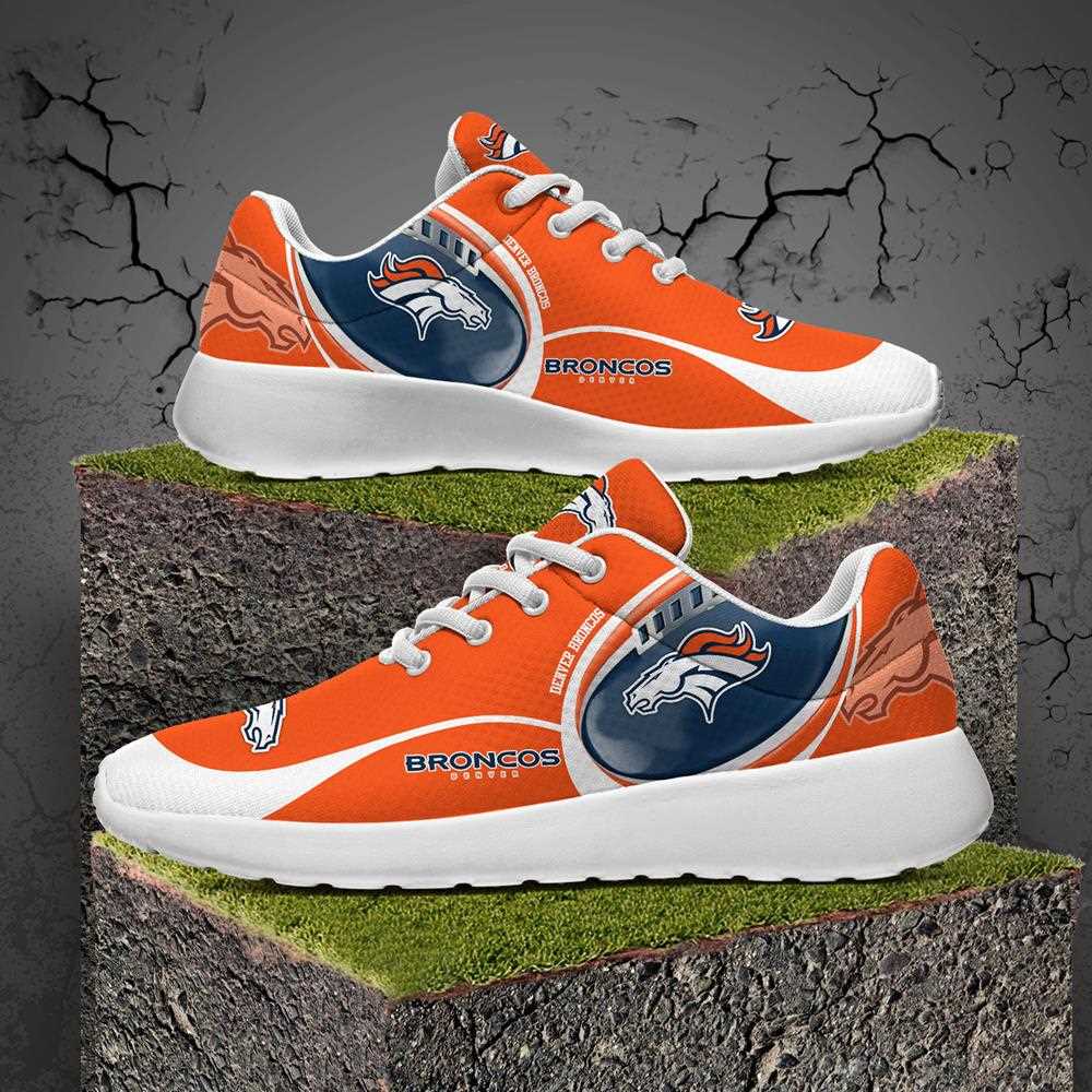 Denver Broncos Casual Sneaker, Breathable Running Shoes - RobinPlaceFabrics