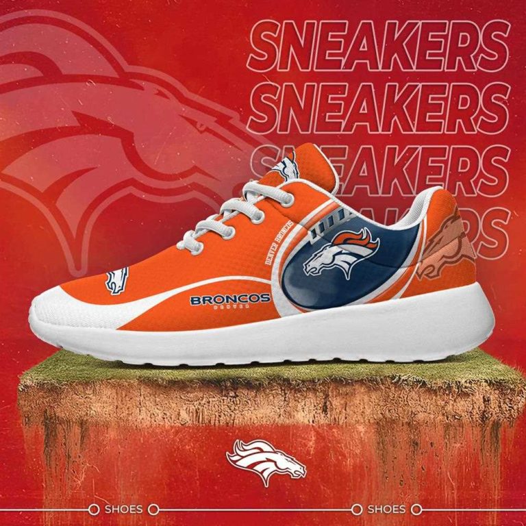 Denver Broncos Casual Sneaker, Breathable Running Shoes RobinPlaceFabrics