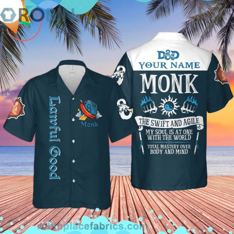 Dnd Lawful Good Custom Short Sleeve Button Down Hawaiian Shirt