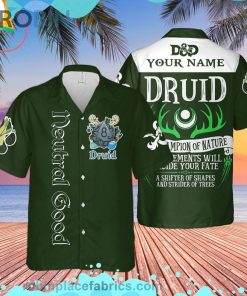 Dnd Neutral Good Druid Custom Short Sleeve Button Down Hawaiian Shirt Dnd Neutral Good Druid Custom Short Sleeve Button Down Hawaiian Shirt