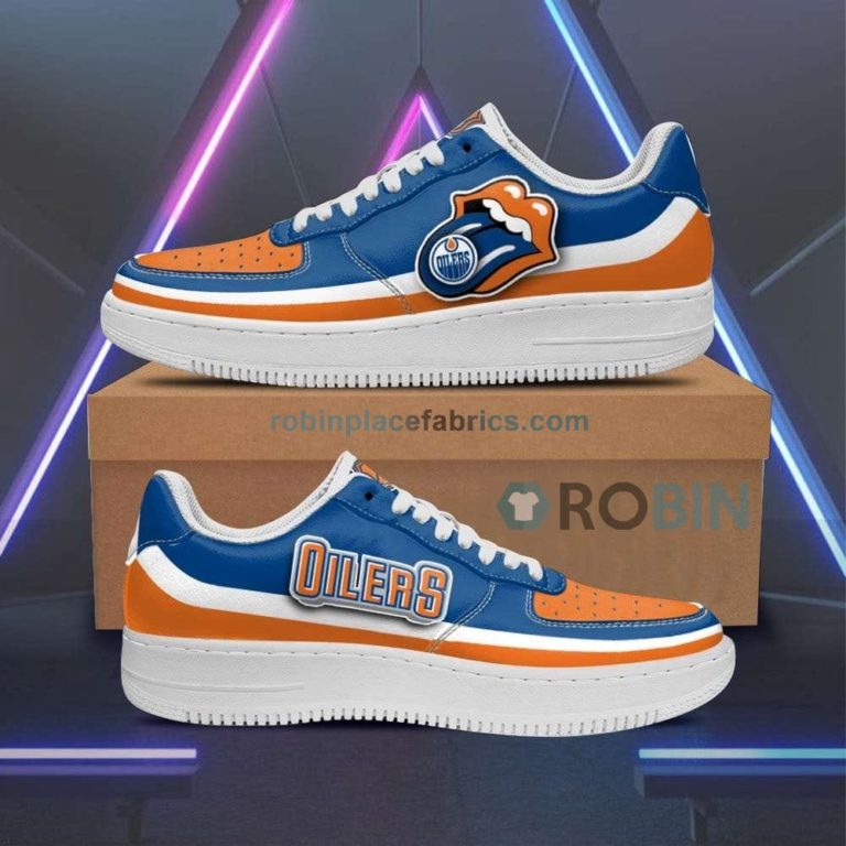 Edmonton Oilers Air Sneakers Custom Force Shoes Sexy Lipss – Air Force 1 Shoes