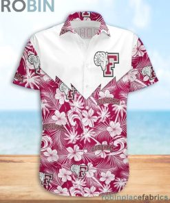 Fordham Rams NCAA Tropical Seamless Casual Button Down Shirts
