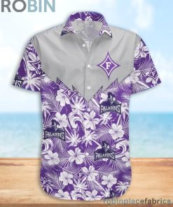 Furman Paladins NCAA Tropical Seamless Casual Button Down Shirts