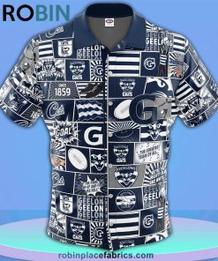 Geelong Cats Fanatic Button-Up Shirt
