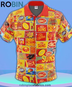 Gold Coast Suns Fanatic Button-Up Shirt Gold Coast Suns Fanatic Button-Up Shirt