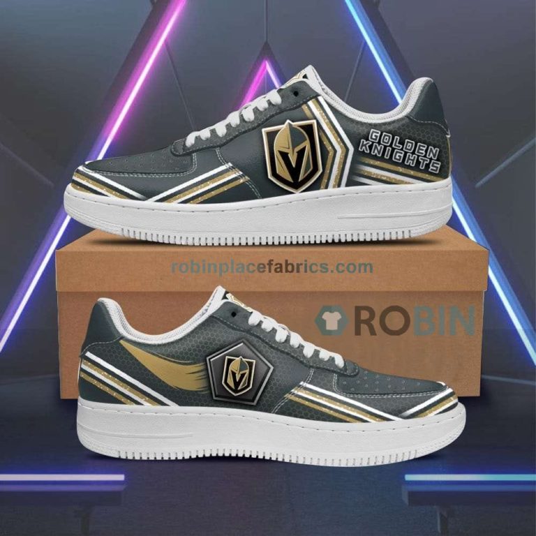 Golden Knights Air Sneakers Custom Force Shoess – Air Force 1 Shoes