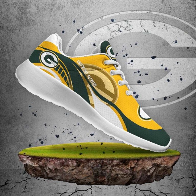 Green Bay Packers Breathable Sports Shoes, Men and Women Casual Sneaker
